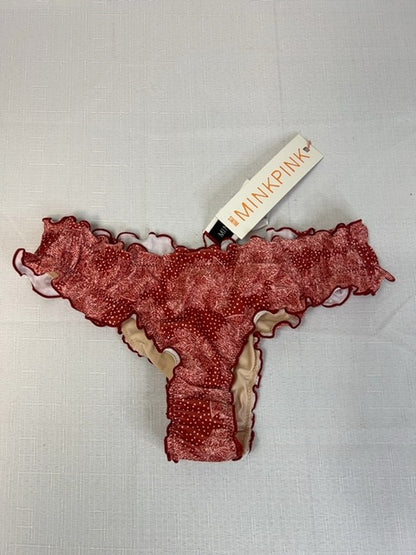 Minkpink XS Red NWT MAroka Bikini