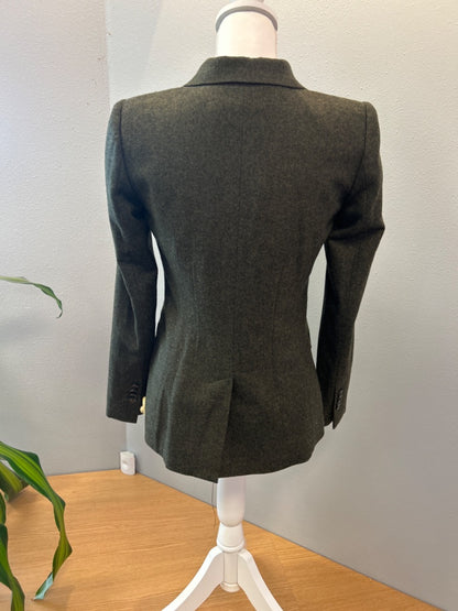 Brooks Brothers 2/S Green wool blend 3 button blazer vintage