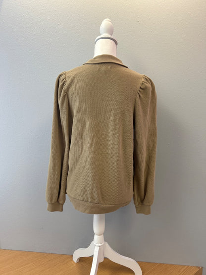 Madewell M Tan fll zip