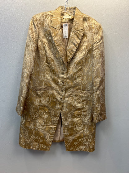 Amanda Smith L Gold Brocade Floral