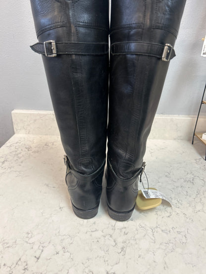 Black high boots AS IS