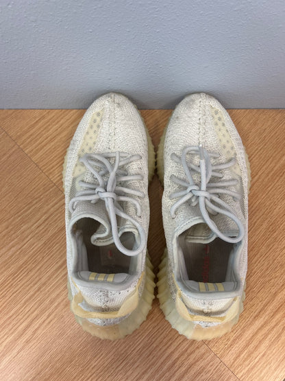 Adidas 9.5 White/Yellow Yeezy Boost 350 V2