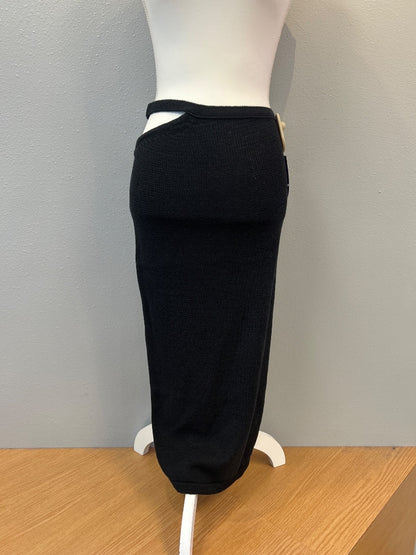Cult Gaia XS Black Knit Cutout