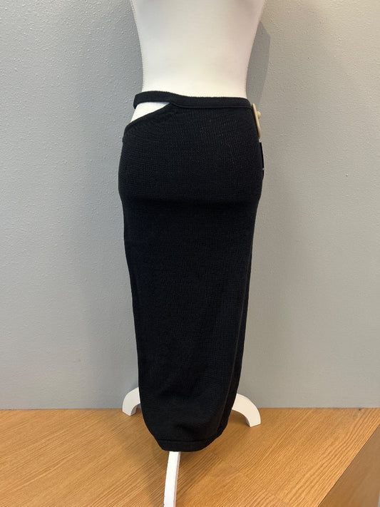 Cult Gaia XS Black Knit Cutout