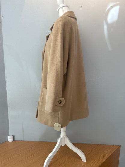 Cassini L Tan WOOL Double Breasted