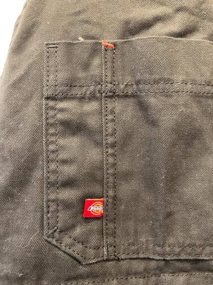 Dickies L Black 'Bib Overalls Relaxed Fit Straight Leg' NWT