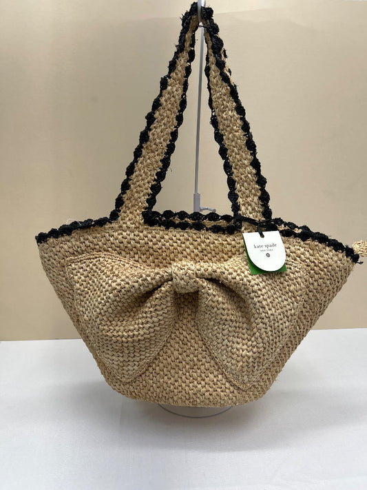 kate spade target  Tan Raffia w/bow NWT Tote