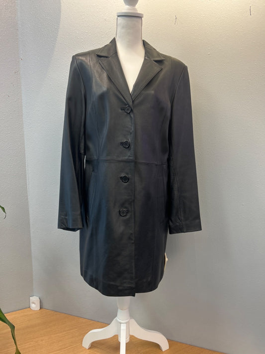 Leather Trench Coat
