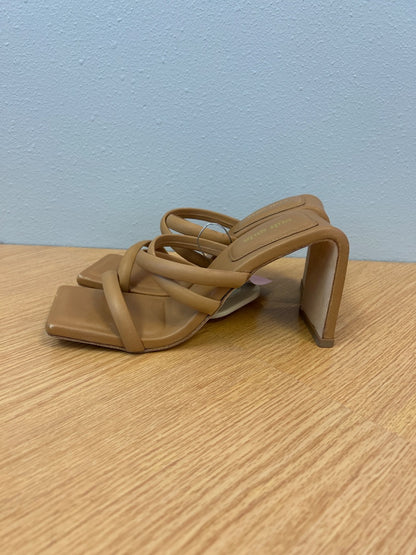 Cult Gaia 8 Tan Strappy heeled