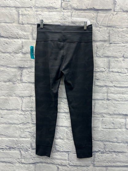 Vuori L Black Camo Leggings waist tie