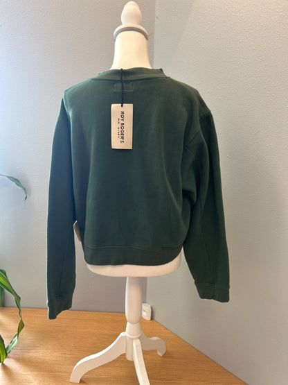 Roy Rogers XL Green NWT Cropped "Lost Without Your Love"