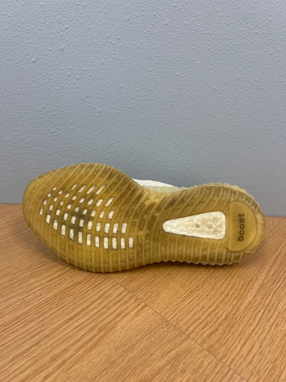 Adidas 9.5 White/Yellow Yeezy Boost 350 V2