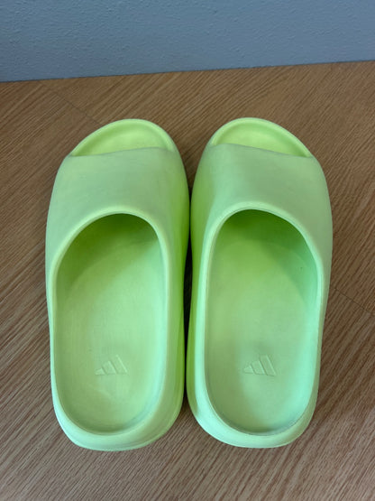 Adidas 8 neon green foam Yeezy Slide w/ box NWOT