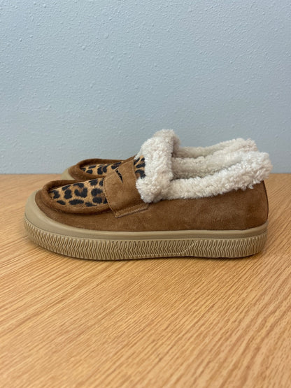 Voile Blanche 8.5 Brown Suede/Shearling Loafer