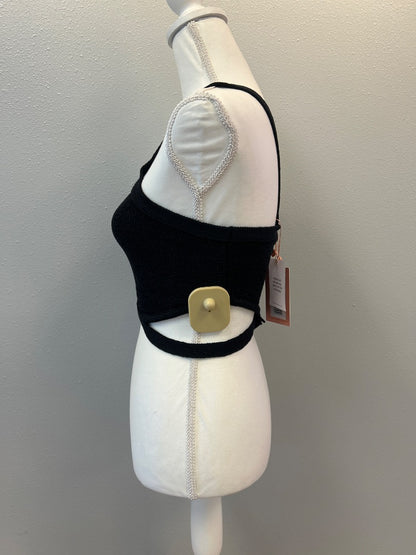 Cult Gaia S Black NWT Knit 1 shoulder