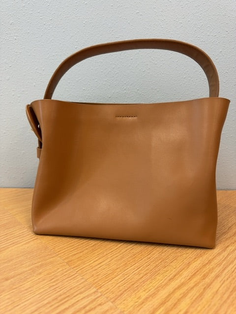 Talbots  Tan leather square w/ 2nd strap