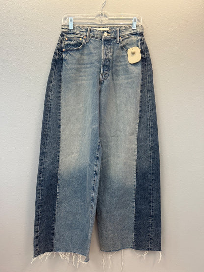mother 6 Mid Wash Denim "pipe-dream button sneak freak" jean NWT