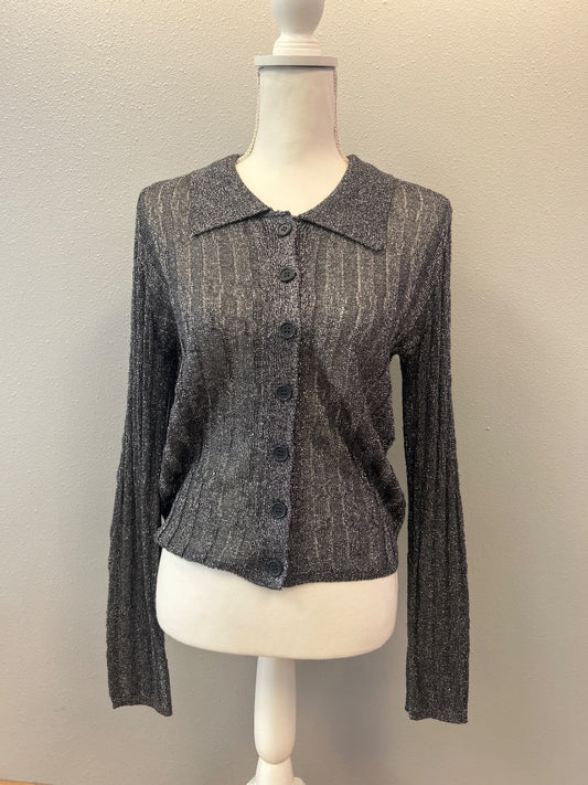Vero Moda S Grey NWT Sparkle ribbed
