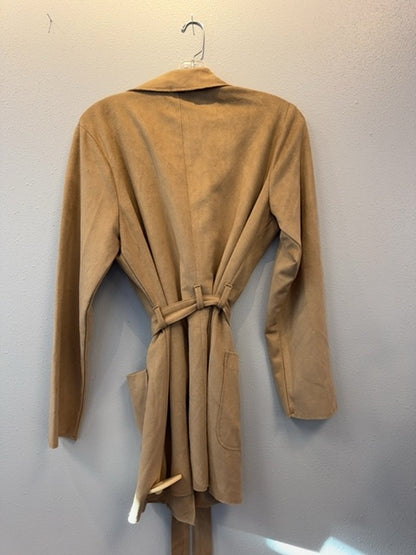 Level 99 M Brown NWT Belted faux suede