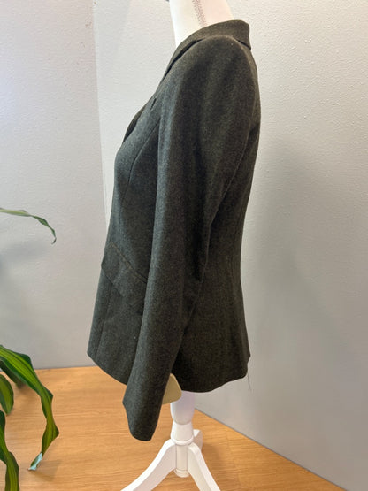 Brooks Brothers 2/S Green wool blend 3 button blazer vintage