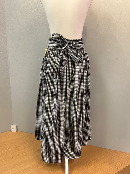 adam lippes M Black /WTE gingham midi w/ belt