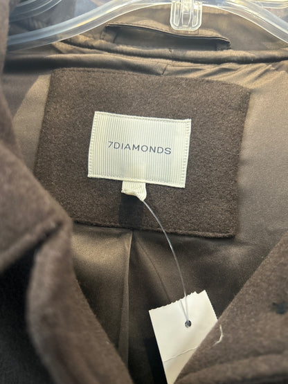 7 Diamonds M Brown LS tassels blazer like