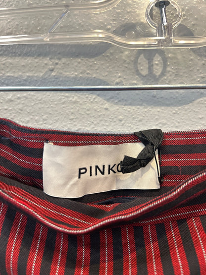 Pinko 2 Red/Black NWt Stripes asymetric
