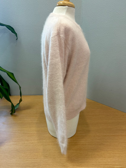Talbots XL Pink ANGORA blend LS crewneck