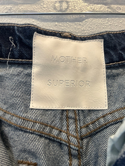 mother 4 Dark Wash Denim "half pipe ankle jean" NWT