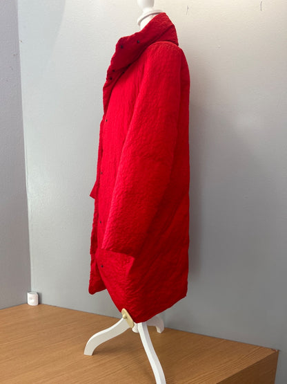 Lululemon M Red textured puffer midi WINTER jacket