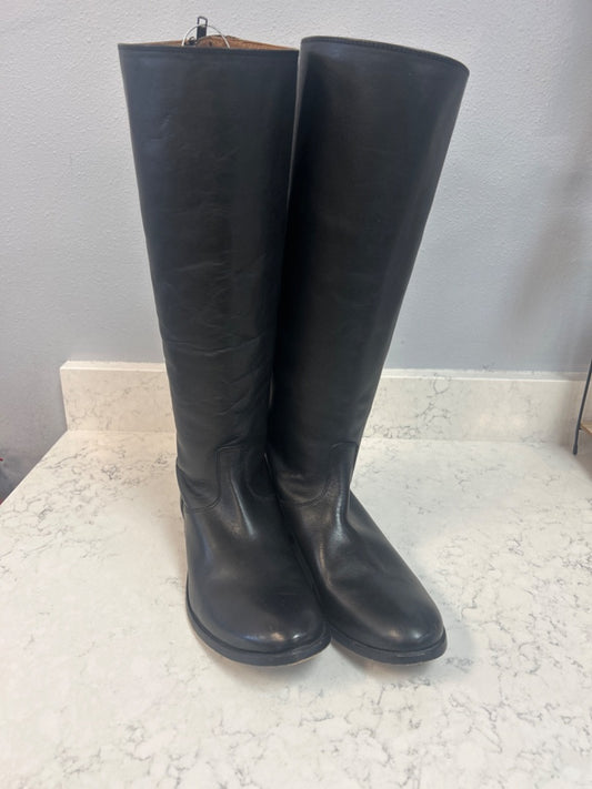 Frye 11 Black TALL leather good condition