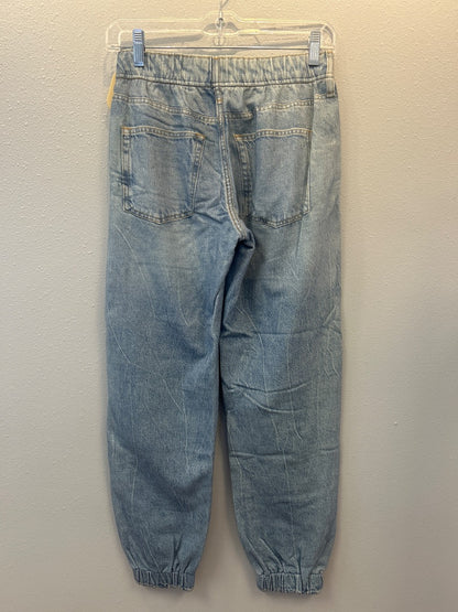 Rag & Bone XS Light Wash 'Sweatpant jean' slip on jogger