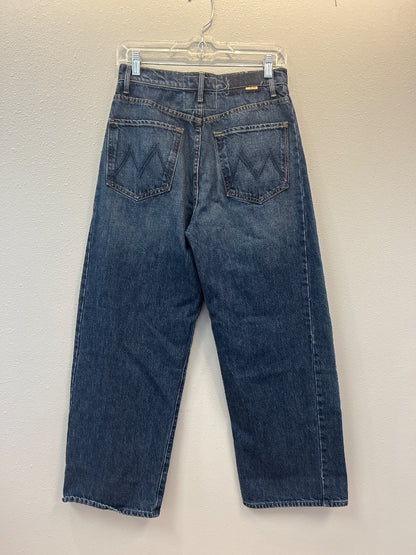 mother 4 Dark Wash Denim "half pipe ankle jean" NWT