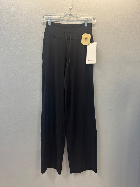 Lululemon 2 Black NWT Groove Wide Leg High Rise Pant