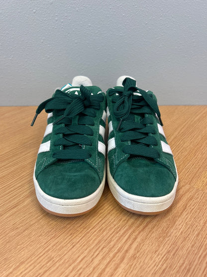 Adidas 10 Green Campus faux suede