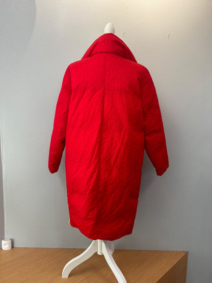 Lululemon M Red textured puffer midi WINTER jacket