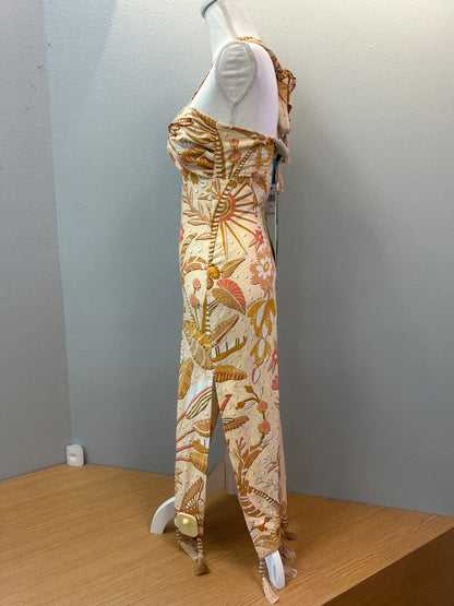 Farm Rio XXS Orange NWTJungle chic Palm + Tassels