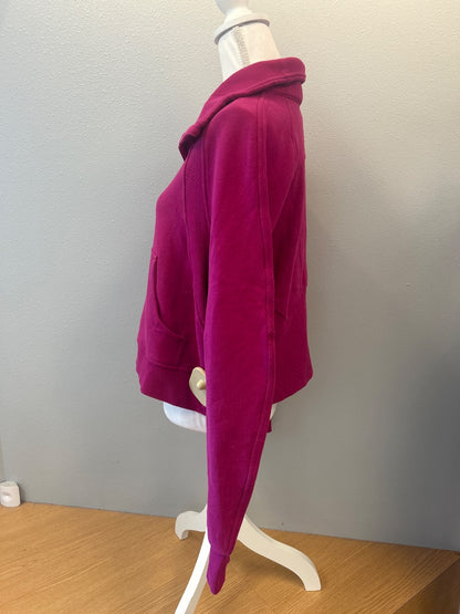 Lululemon M Pink NWT Scuba oversized funnel neck