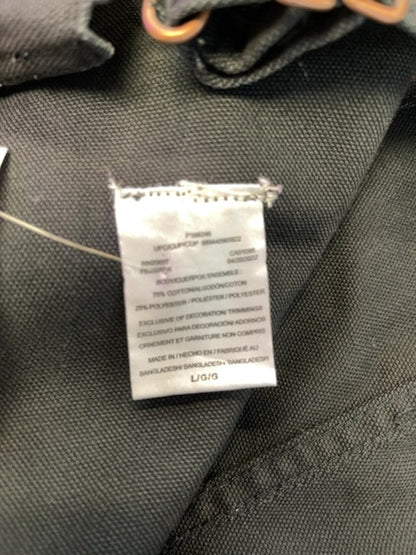 Dickies L Black 'Bib Overalls Relaxed Fit Straight Leg' NWT