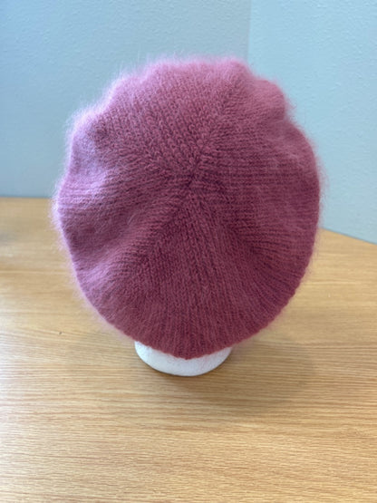 Aris  Pink Angora blend Beret