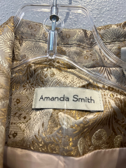 Amanda Smith L Gold Brocade Floral