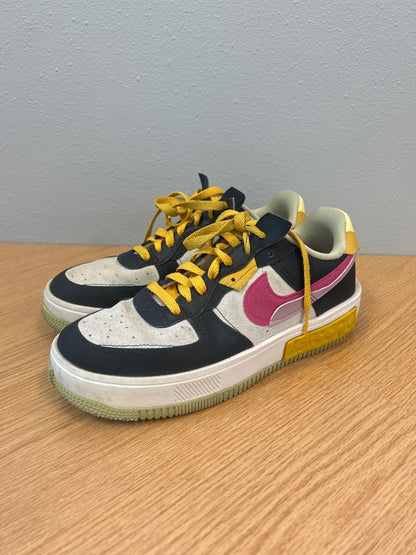 Nike 9 Yellow /pink/gray AF1 fontanka sneaker