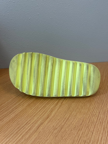Adidas 8 neon green foam Yeezy Slide w/ box NWOT