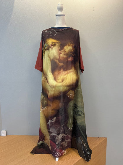Vivienne Westwood XS Orange The Kiss T-dress