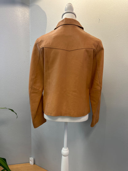 Brown Leather Jacket by Gap