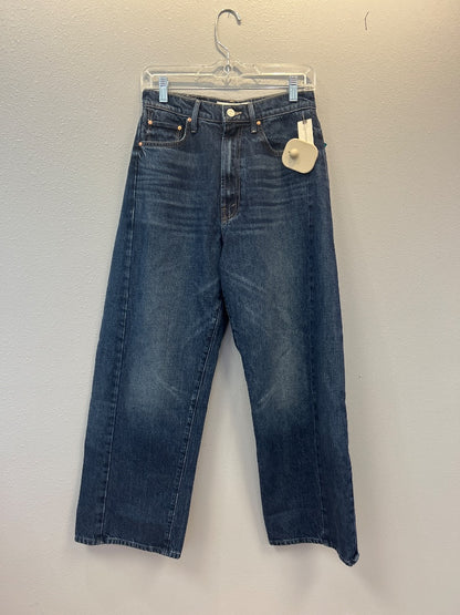 mother 4 Dark Wash Denim "half pipe ankle jean" NWT