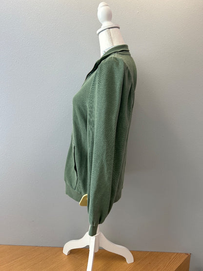 Madewell S Green fll zip