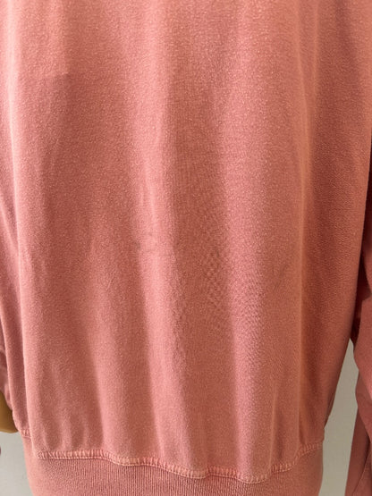 fp movement xl Pink bttn up cardi w/ silver hadware/no collar