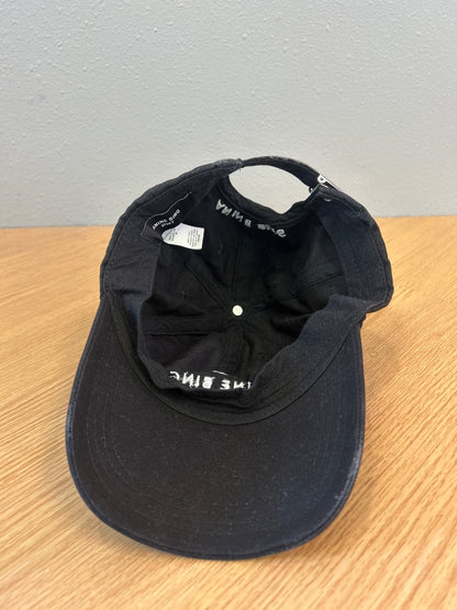 Anine Bing  Black 'Jeremy Baseball Hat' embroidered AB