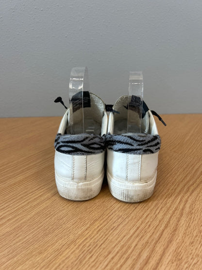 Golden Goose Deluxe Brand  White Pink Star Sneakers